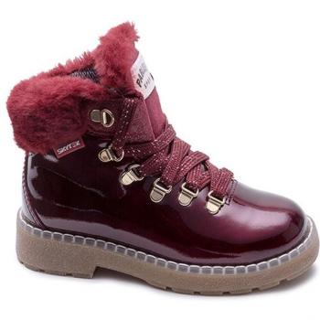 Botas Niña Pablosky de Piel Roja con Cordones 415968