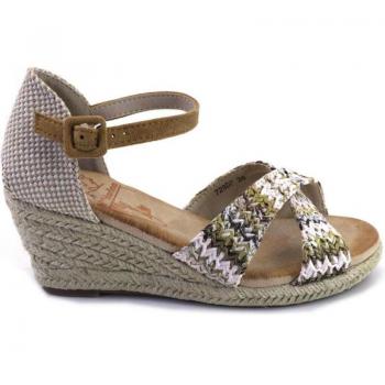 Alpargatas de mujer MANDARINA 729 beige 523