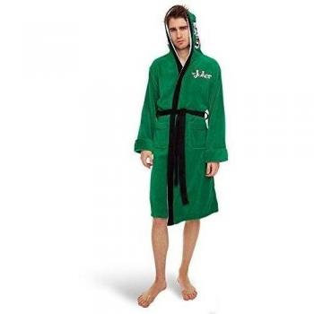 Batman - albornoz del Joker - con la licencia oficial de DC Comics, talla única, material mullido, verde