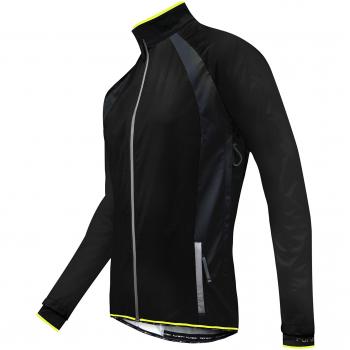 Funkier Bike Bolzano Windstopper Chaqueta de Viento, Hombre, Negro, XL