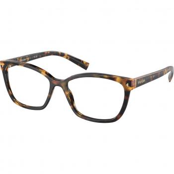 Prada PR 15ZV VAU1O1 Women's Eyeglasses Tortoiseshell Size 53 - Blue Light Block Available