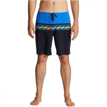 Bañador de hombre Billabong Momentum Pro azul oscuro, azul claro y verde - Talla 34