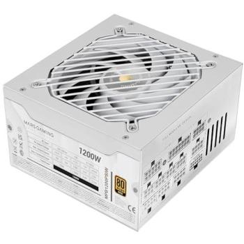 Fuente de Alimentación Modular Mars Gaming MPB1200PSI 1200W 80 Plus Gold, 10 Años Garantía, ATX 3.1 y PCIe 5.1, Ventilador Silencioso,