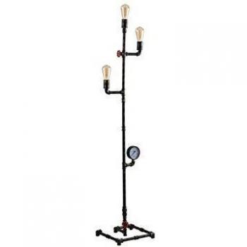 Lámpara de pie Amarcord Rústica 158 cm, 3 luces E27