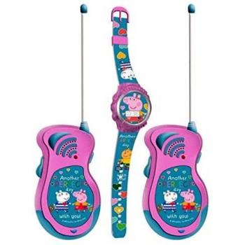 Set Reloj Digital + Walkie Takie Peppa Pig
