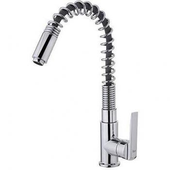 Grifo De Cocina Teka Monomando In 934 Color Cromo Ref 539341200 Caño Giratorio Y Flexible
