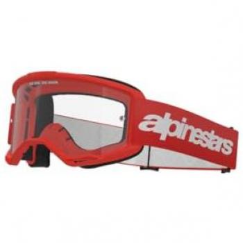 Alpinestars Vision 3 Wordmark Red Motocross Goggles Unisex Size