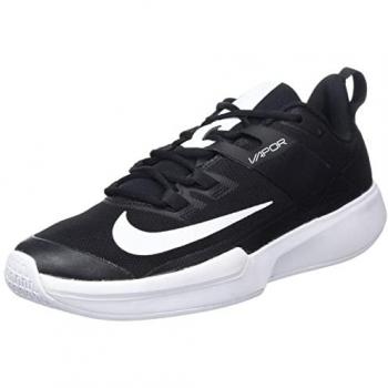 Nike Court Vapor Lite Low Top Hombre, Negro/Blanco, Talla 41 EU