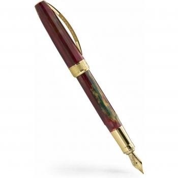 Visconti Van Gogh Flowering Plum Orchard Red Fountain Pen Gift Set - Engravable and Customizable