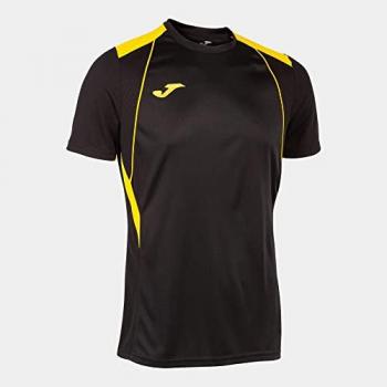 Camiseta de manga corta Joma Championship VII hombre negro amarillo