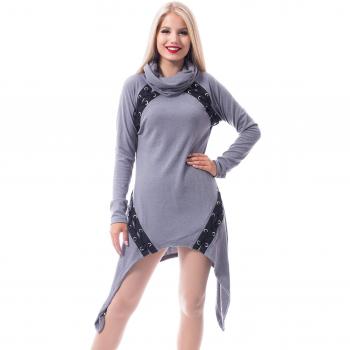 Poizen Industries Hazard Dress Vestido Corto Gris L
