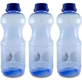 Tritan Botella de agua EVA 1,0 Acala Pack de ahorro con la flor de la vida