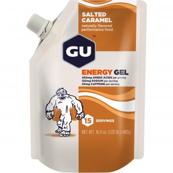 GU ENERGY GEL 15 SERVINGS SALTED CARAMEL