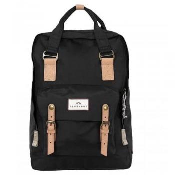 Doughnut Macaroon Large Jungle Black Unisex Backpack