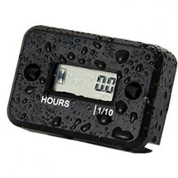 Runleader RL-HM006A(black) Waterproof digital Hour Meter for Dirt Quad Bike ATV Motorcycle Snowmobile motocross pit bike lawn mower tractor truck trucklift