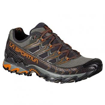 La Sportiva - Zapatillas de trail running Ultra Raptor II para hombre, color gris y naranja, talla 40.5