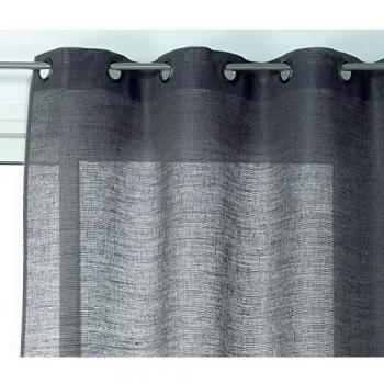 Cortinas Transparentes Linder JUTE en Gris 150x240 cm