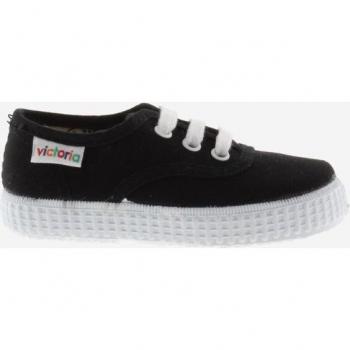 Victoria 1915 Zapatillas de lona unisex con cordones blancos