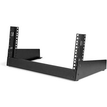 StarTech.com 4U Open Frame Desktop Rack - 2 Post Free Standing Network Equipment Rack for up to 66 lbs