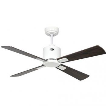 Ventilador de Techo CasaFan Eco Neo III 103cm con WiFi, Motor Blanco y Aspas Reversibles en Wengué y Cerezo