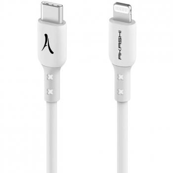 Cable USB-C a Lightning Macho/Macho 1.5m Blanco