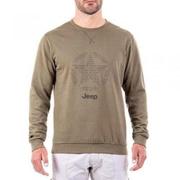 Jeep Star Allover mit RUNDHALSAUSCHNITTJ8W Sudadera, Hombre, Olivgrün/Dunkelgrau, XX-Large