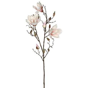 Ramilletes Mica Decorations Magnolia Artificial 88 cm, color rosa, decoración floral