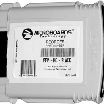 Microboards Black Ink Cartridge for MX1/MX2/PF-Pro Printers (PFP-HC-BLACK)