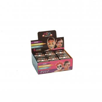 Viving Disfraces Viving Disfraces 207000 Basic 6 Color Crayon Box in Display