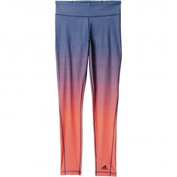 adidas Miracle SCULPTT - Mallas para mujer, color azul / rojo, talla XS