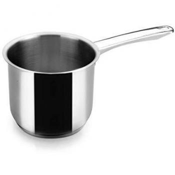 Lacor - Pote Cilíndrico Basic de Acero Inoxidable, 14 cm
