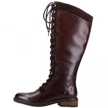 Hush Puppies Women's Brown Leather Knee High Boots - Size UK 4
