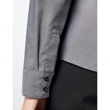 Blusa de Mujer Seidensticker 100% Algodón Gris Slim Fit Sin Cuello Talla 3XL