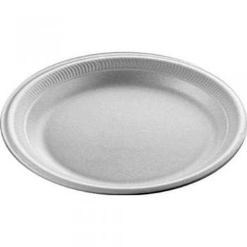 Thali Outlet – 100 x Linpac Blanco 10 TP4 Desechables de Espuma de poliestireno Cena Plato – 254 mm