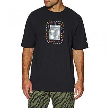 Volcom Amping Bxy SS Camiseta, Hombre, Black, S