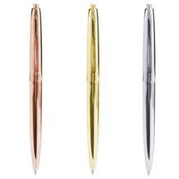 Kikkerland Retro bolígrafos de metal Set de 3