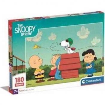 PUZLE 180 PECES THE SNOOPY SHOW. CLEMENTONI