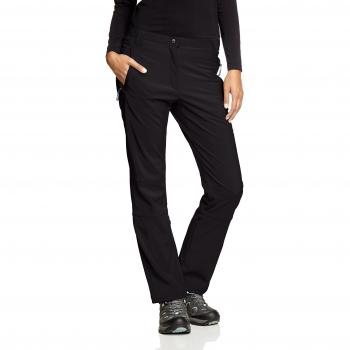 CMP Women's Black Softshell Pants - Regular Fit, Outdoor, Size 34