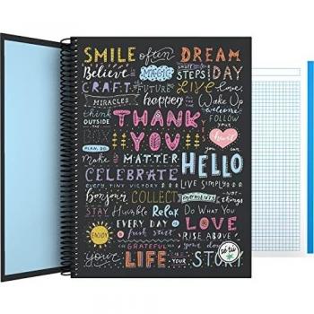 Grafoplás 16502661. Cuadernos A4, Tapa Dura, Cuadricula 5x5, 5 Bandas de Color, Colección Sé Tú