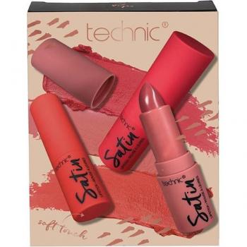 Technic Cosmetics - Set de barras de labios Satin