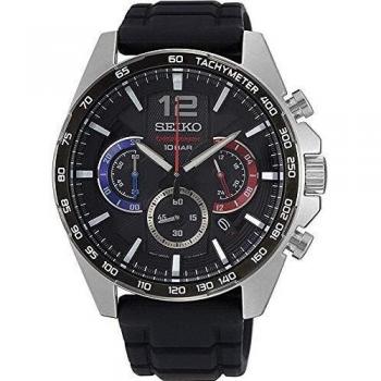 Seiko Sophisticated Men's Watch, Black, Size: ONE SIZE