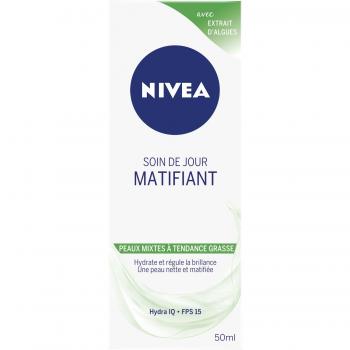 Nivea Crema Hidratante Matificante 24H con Aloe Vera para Piel Mixta - 50 ml