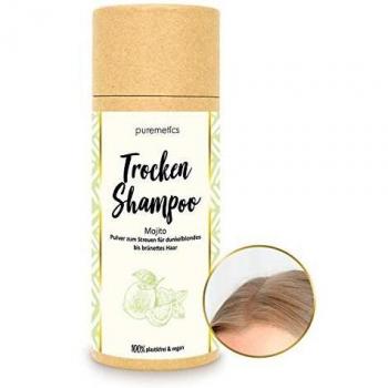 puremetics Champú en seco Mojito de Zero Waste para cabello castaño, 100% vegano y sin plástico