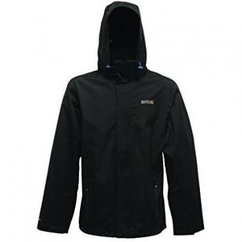 Regatta Men's Lightweight Matt Waterproof Jacket Black, Size: L