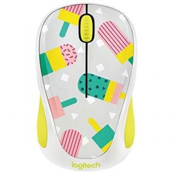 Logitech M238 - Ratón inalambrico, diseño helado