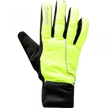 Craft Siberian 2.0 Long Gloves - Neon Yellow/Black Unisex