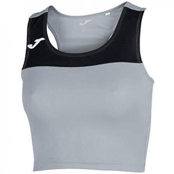 Joma Race Camisetas, Niñas, Melange-Negro, 2XS