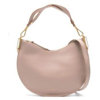 Coccinelle Beige Leather Shoulder Bag for Women - QKF Coccinellesunup E1