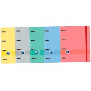 Carpeta de anillas Oxford Multicolor A4+ 80 hojas 5x5 Pure
