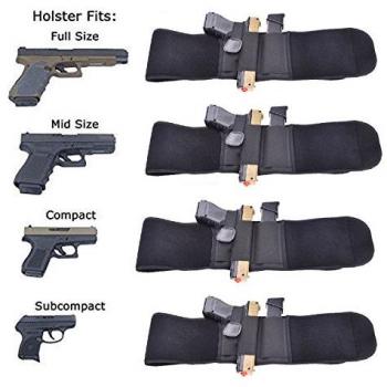 NIANPU Belly Band Gun Holster - Funda para pistola con banda abdominal izquierda o derecha